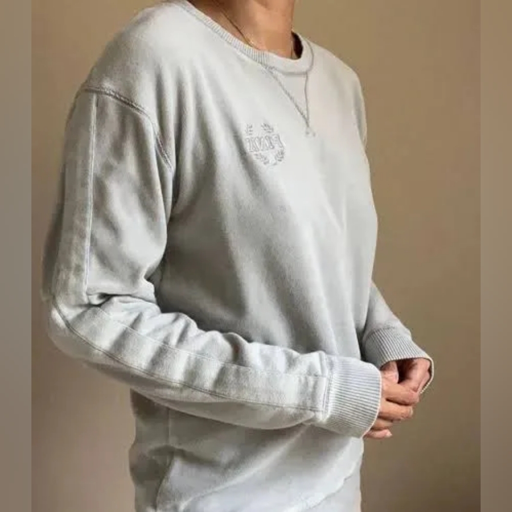 PINK Victoria's Secret Velour Sweater Gray 🩶